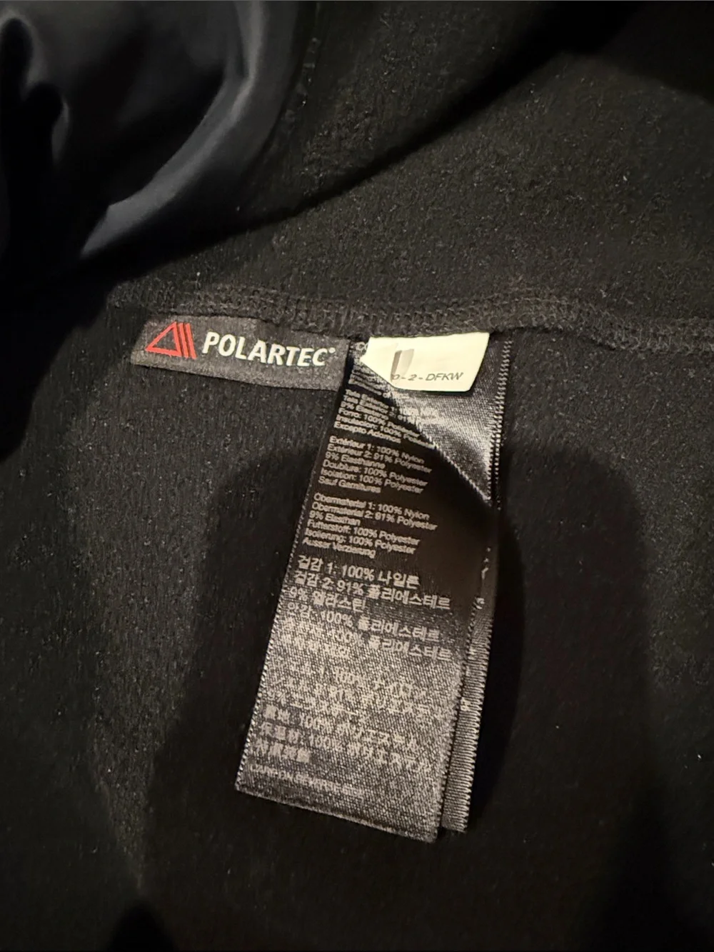 Marmot Variant Insulated Stretch Fleece Jacket Blue Black Polartec Large